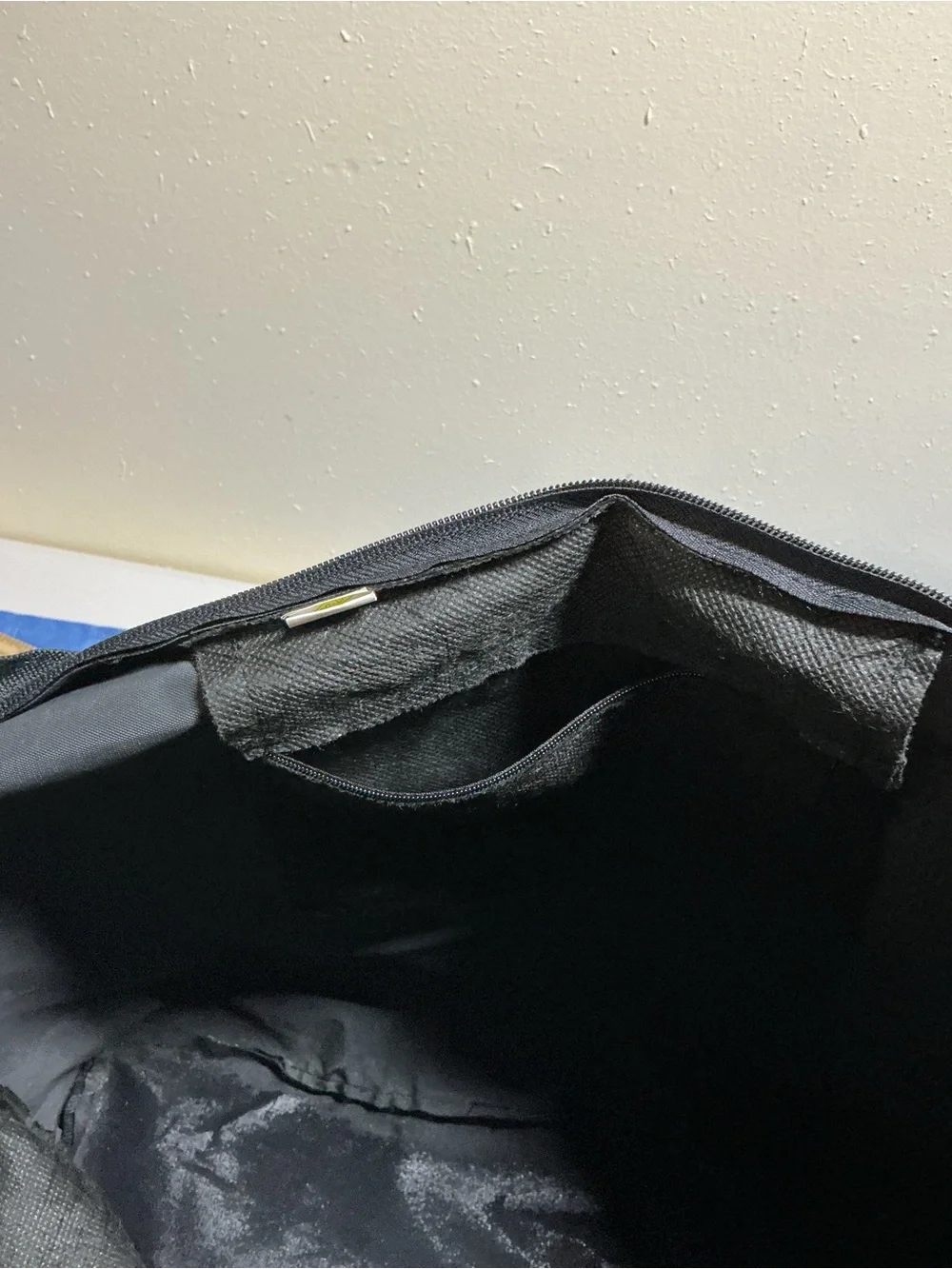 Black Italia Roma Embroidered Tote Bag
